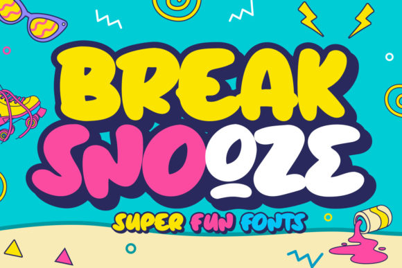 Break Snooze: A Playful and Authentic Display Font