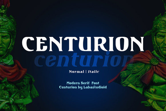 Centurion: A Bold and Cool Display Font for Modern Branding