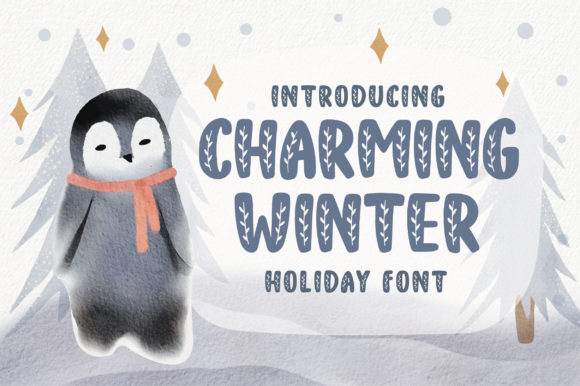 Charming Winter: A Font for Elegant and Friendly Editorial Design