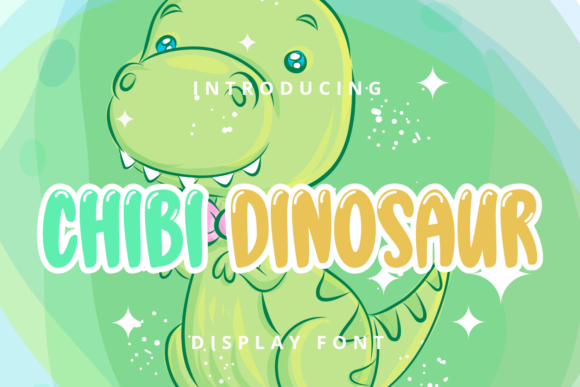 Chibi Dinosaur: A Playful Display Font for Engaging Branding