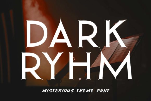 Dark Ryhm: A Bold and Thick Display Font for Editorial Design