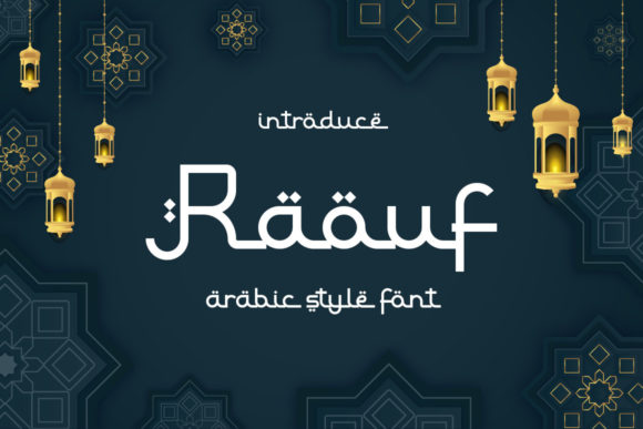 Discover Raouf: A Whimsical Font for Your Brand
