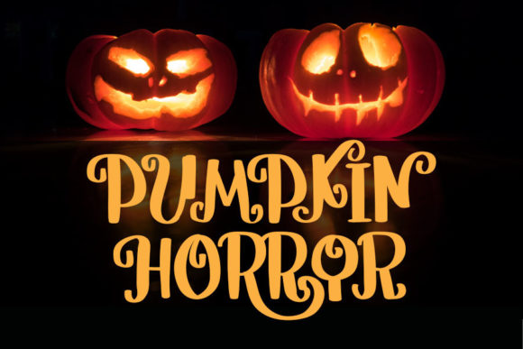 Discover the Spooky Charm of Pumpkin Horror Font