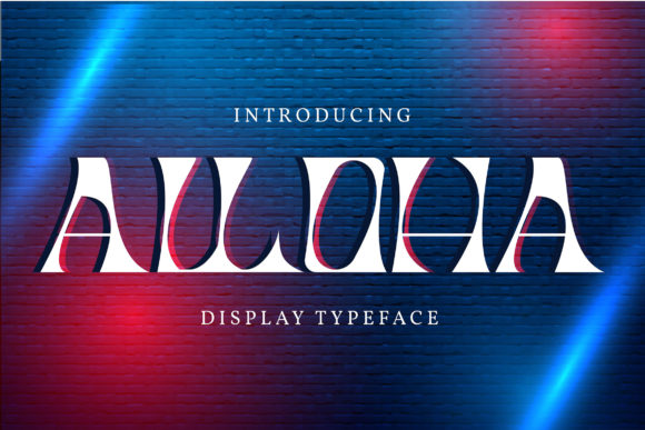 Discover the Whimsical Charm of Alloha Font
