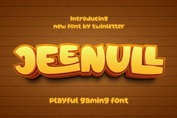 Enhance Your Web Design with Jeenull, the Playful Display Font