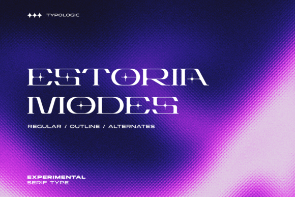 Estoria: A Futuristic Display Font for Modern Publications