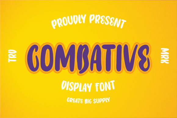 Exploring Combative: A Playful and Cool Display Font