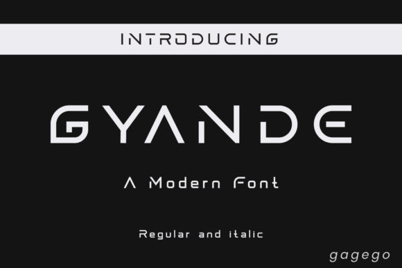 Gyande: The Modern Display Font for Web Design