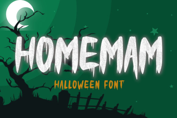 Homemam: The Spooky Display Font for Halloween Campaigns