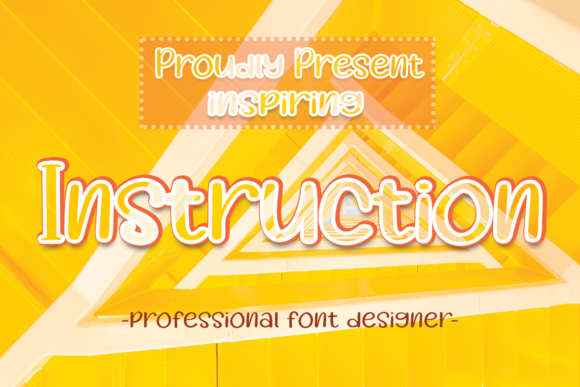 Instruction: A Cool and Fun Display Font for Creative Businesses