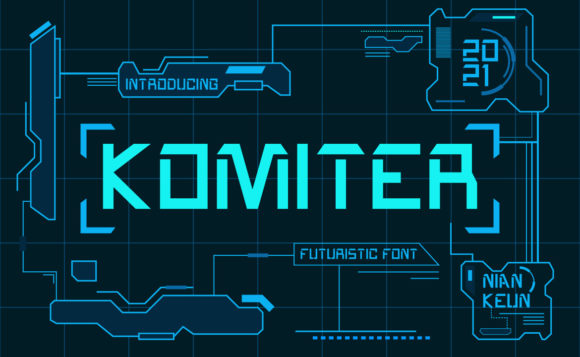 Komiter Font: Bold Display Typography for Editorial Design