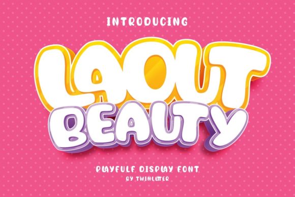 Laout Beauty: A Playful and Colorful Display Font