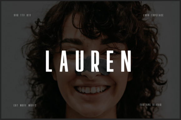 Lauren: A Bold and Thick Display Font for Creative Projects