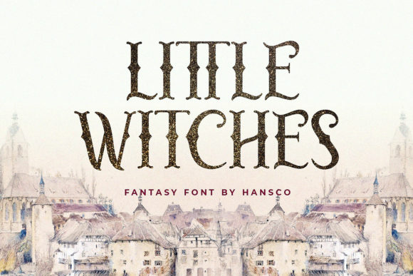 Little Witches: A Charming Display Font for Creative Makers