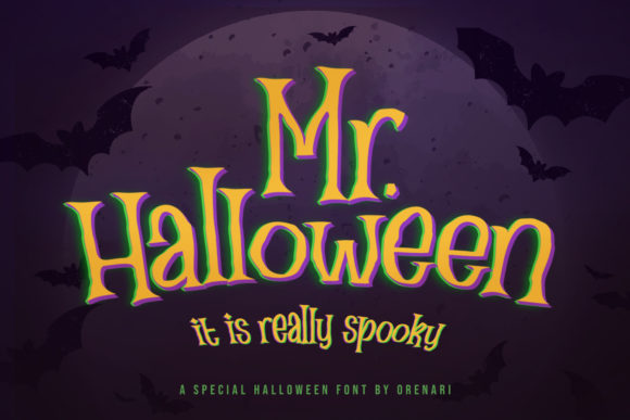 Mr Halloween: The Perfect Spooky and Cooky Display Font for Your Brand