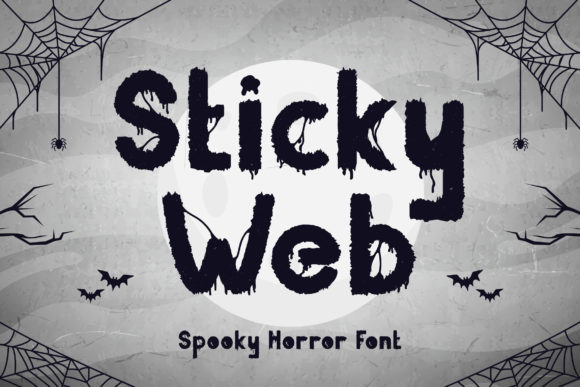 Sticky Web: The Perfect Spooky Font for Creative Projects