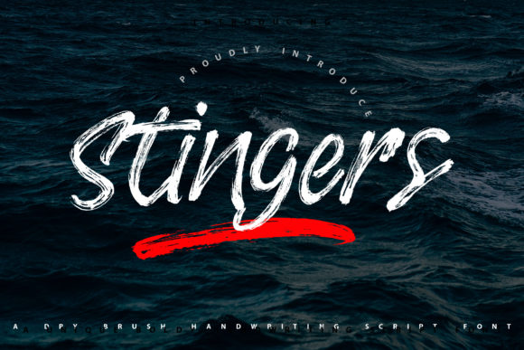 Stingers: The Perfect Brushed Display Font for Makers