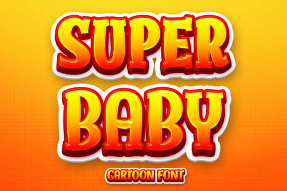 Super Baby: A Cool, Bold, and Fun Display Font for Crafters
