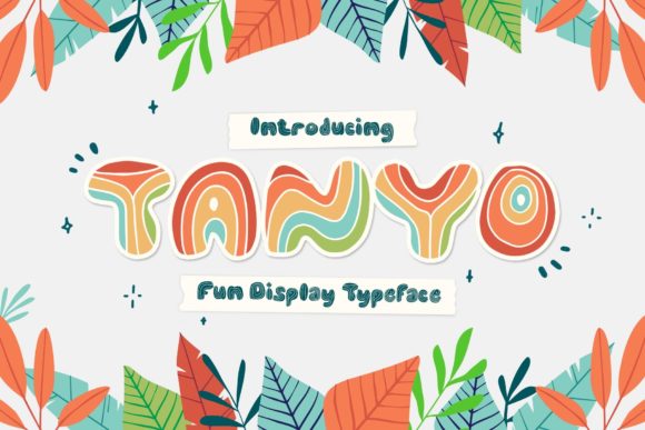Tanyo: A Cool and Retro Display Font for Modern Design