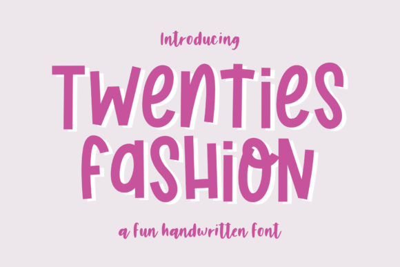 Twenties Fashion: A Chic and Friendly Display Font