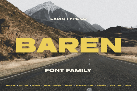 Unleash Creativity with Baren: A Bold Display Font