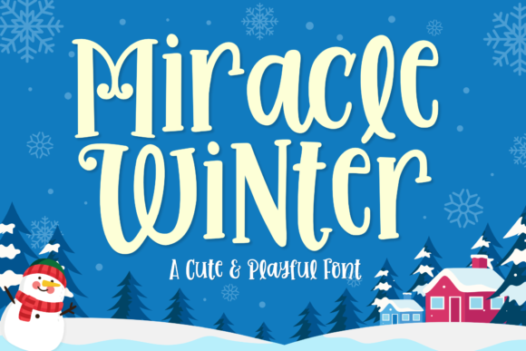 Unleash Creativity with Miracle Winter Font